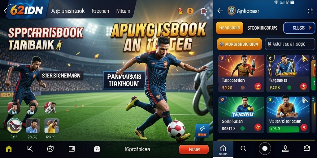 Tampilan gameplay menarik dari aplikasi Sportsbook 62IDN.