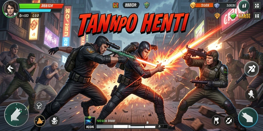Gameplay seru dan intens dari 888IDR selama pertempuran.