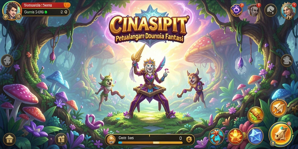 Tampilan gameplay CINASIPIT yang menakjubkan dan mendalam.