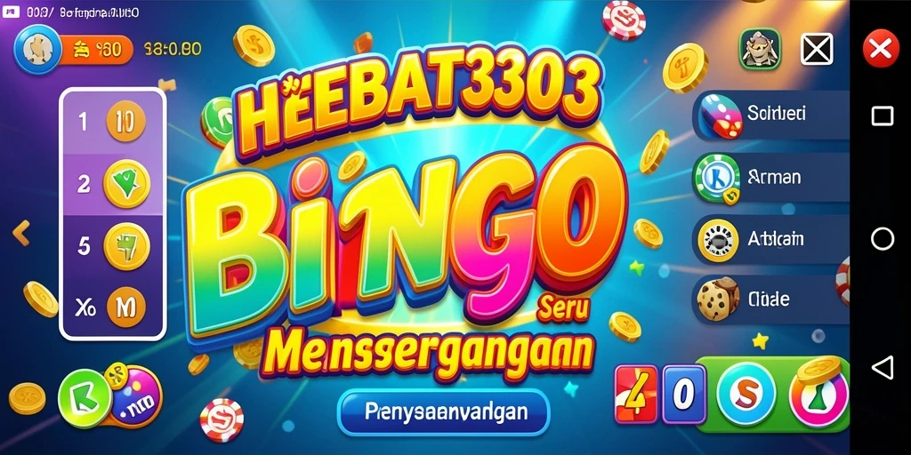 Tampilan gameplay HEBAT303 yang seru dan interaktif dalam permainan Bingo.
