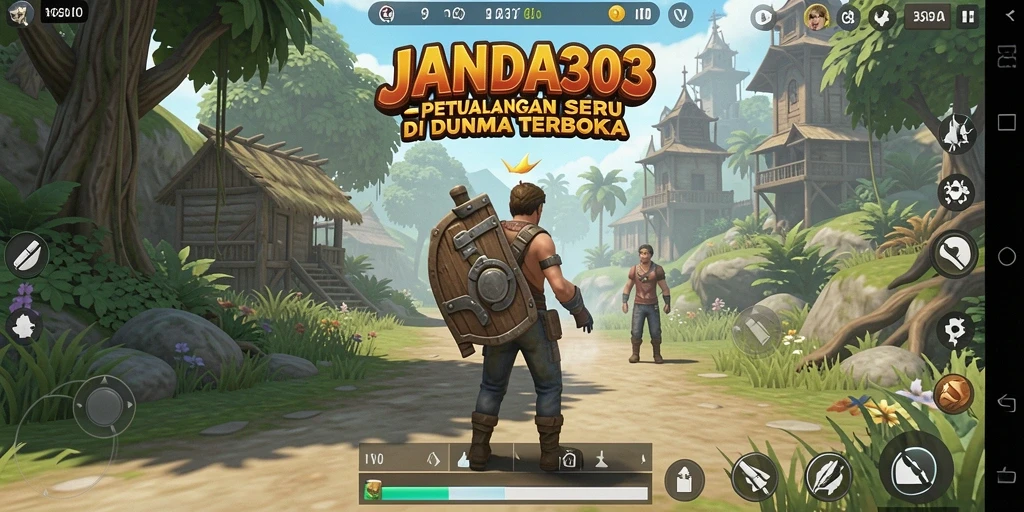 Tampilan gameplay JANDA303 yang memukau di dunia terbuka.