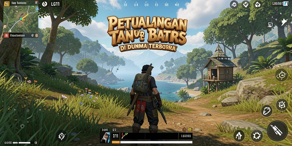 Tampilan gameplay yang menampilkan kebebasan menjelajahi dunia terbuka