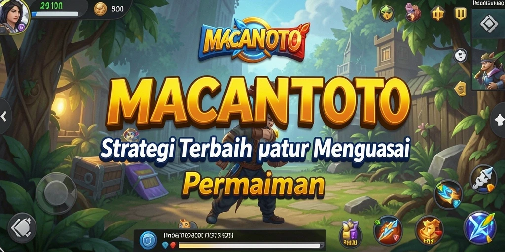 Tampilan gameplay strategis dalam MACANTOTO yang menarik dan menantang.