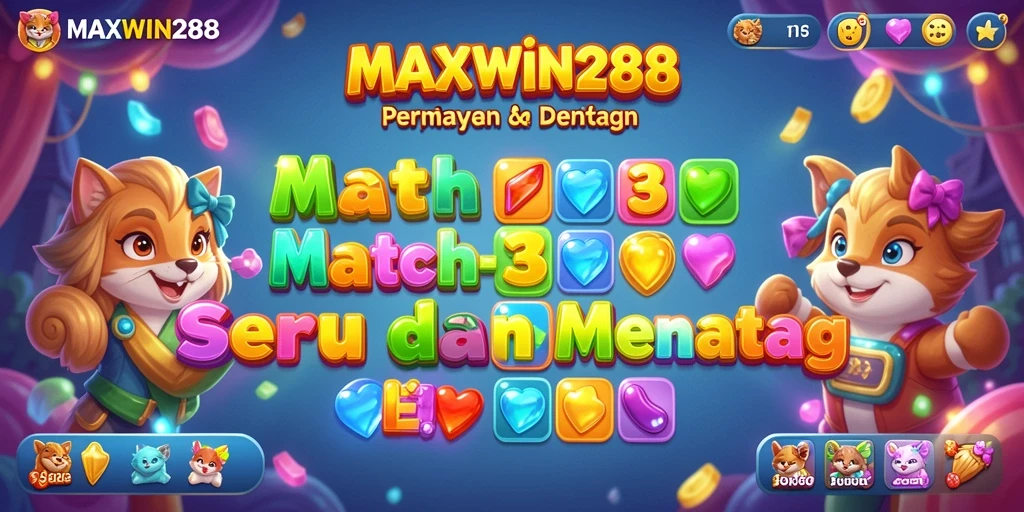 Tampilan gameplay seru dari MAXWIN288 yang penuh warna.
