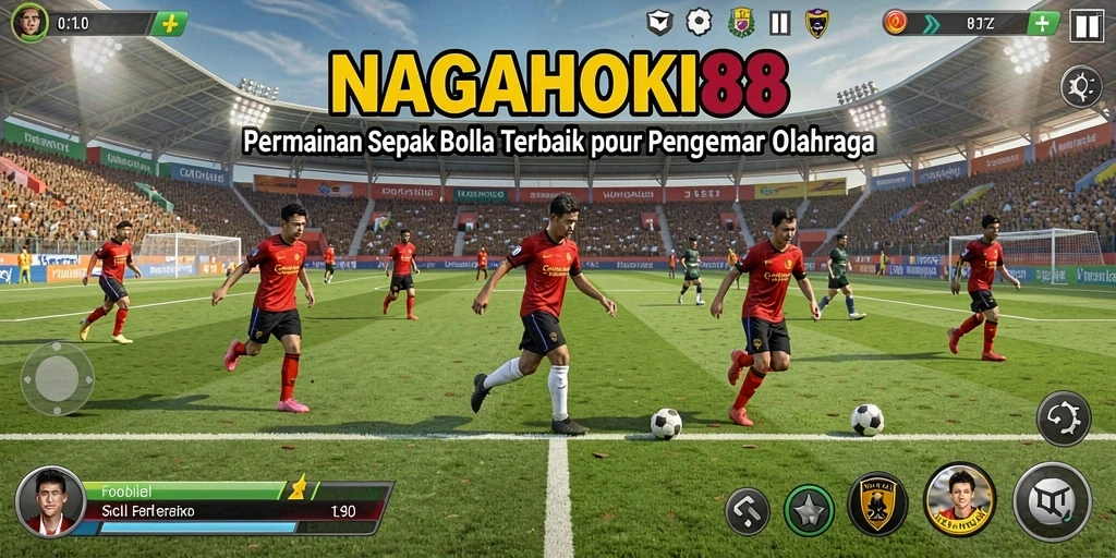 Tampilan gameplay NAGAHOKI88 dengan aksi seru di lapangan.