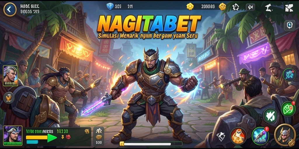 Tampilan gameplay NAGITABET yang mengasyikkan dan interaktif.