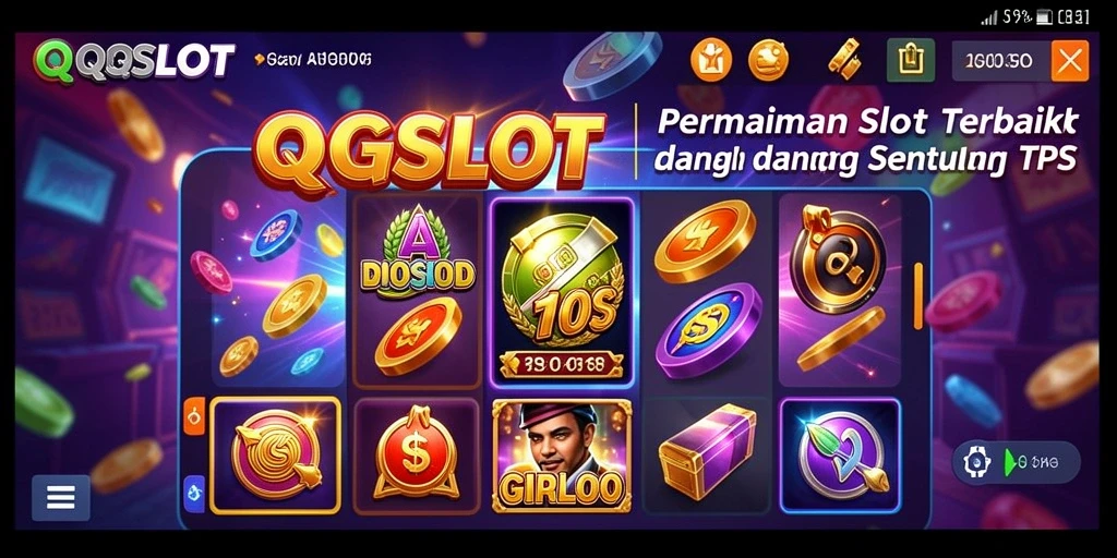 Tampilan gameplay QQSLOT yang menarik dan seru.