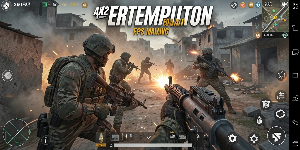 Tangkapan layar gameplay <strong>SVIP2</strong> dengan aksi tembak-menembak yang mendebarkan.