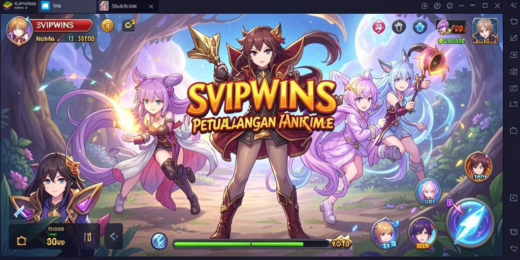Tangkapan layar dari gameplay menarik di dunia SVIPWINS.